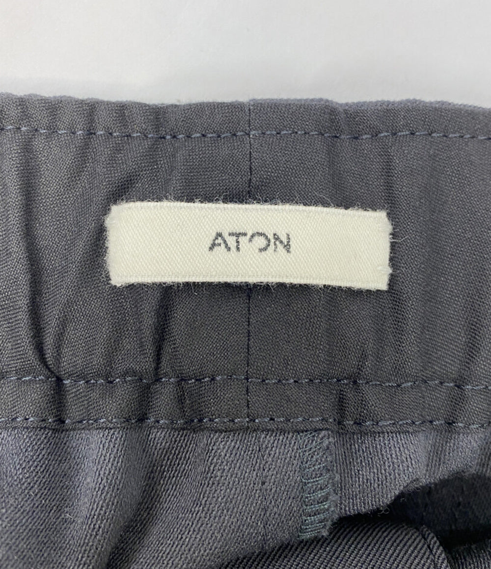 ATON パンツ ウール メンズ SIZE 04 エイトン