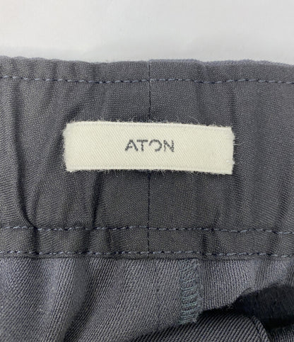 ATON パンツ ウール メンズ SIZE 04 エイトン