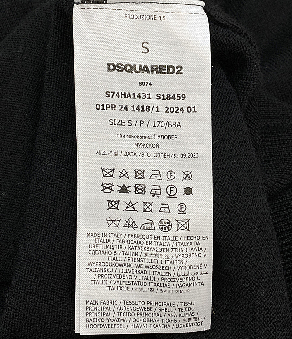 DSQUARED2 ニット CARTOON PULLOVER 2024 S74HA1331 メンズ SIZE S ディースクエアード