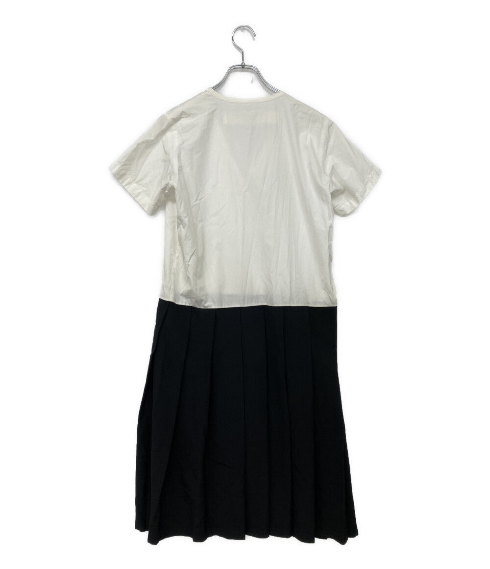 JUNYA WATANABE 半袖ワンピース バイカラー JO-100680 レディース SIZE - ジュンヤワタナベ