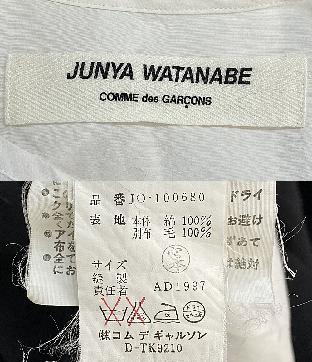 JUNYA WATANABE 半袖ワンピース バイカラー JO-100680 レディース SIZE - ジュンヤワタナベ