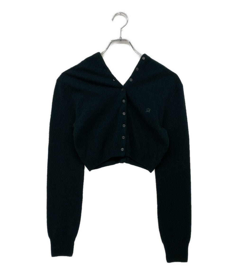 美品 DIAGONAL ダイアゴナル Vネックカーディガン DA233KN18 レディース SIZE -