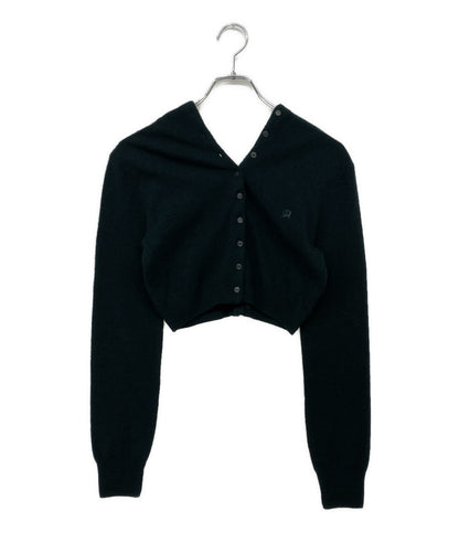 美品 DIAGONAL ダイアゴナル Vネックカーディガン DA233KN18 レディース SIZE -