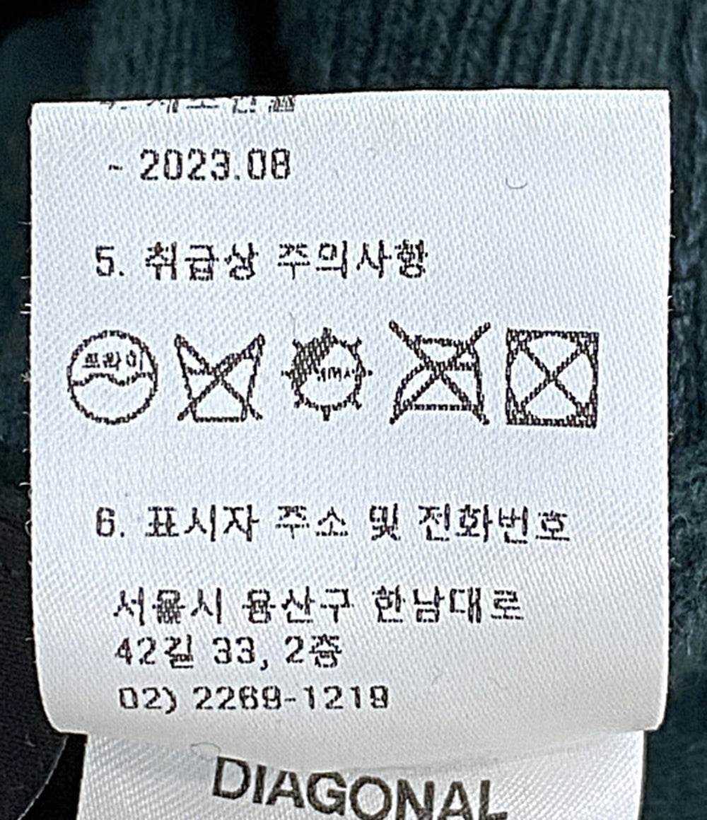 美品 DIAGONAL ダイアゴナル Vネックカーディガン DA233KN18 レディース SIZE -