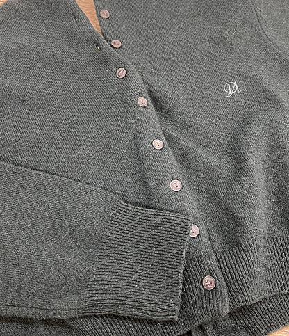 美品 DIAGONAL ダイアゴナル Vネックカーディガン DA233KN18 レディース SIZE -