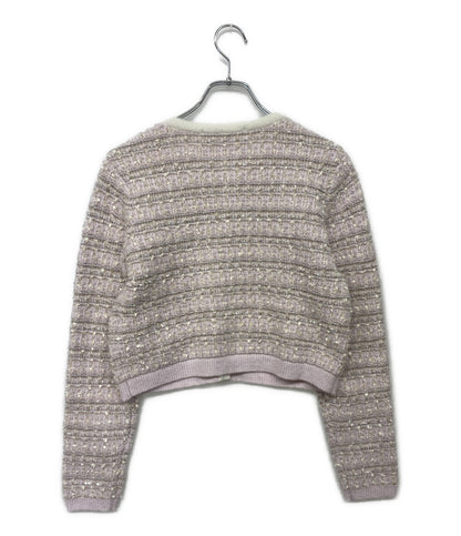 美品 Her lip to カーディガン Bristol Tweed Knit Cardigan 1244202171 レディース SIZE S ハーリップトゥ