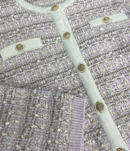 美品 Her lip to カーディガン Bristol Tweed Knit Cardigan 1244202171 レディース SIZE S ハーリップトゥ