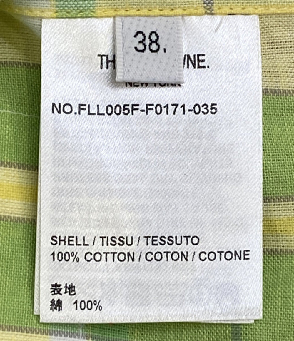 美品 THOM BROWNE 長袖シャツ FLL005F レディース SIZE 38 トムブラウン