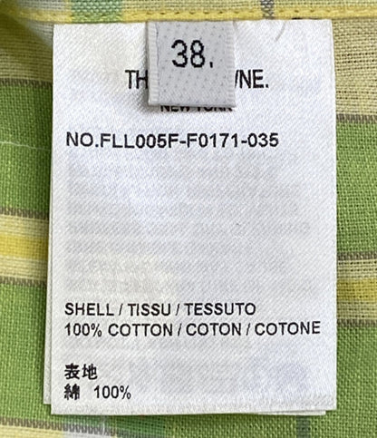 美品 THOM BROWNE 長袖シャツ FLL005F レディース SIZE 38 トムブラウン