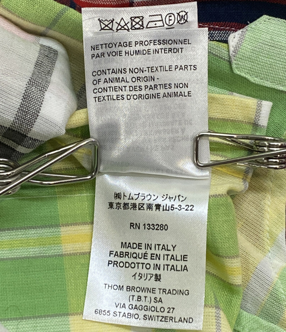 美品 THOM BROWNE 長袖シャツ FLL005F レディース SIZE 38 トムブラウン