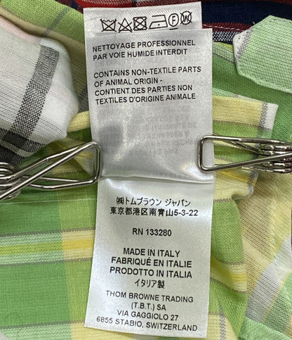 美品 THOM BROWNE 長袖シャツ FLL005F レディース SIZE 38 トムブラウン