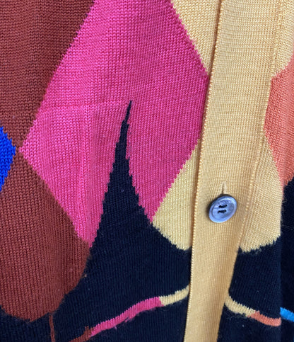 COMME des GARCONS ニットベスト PK-N004 ハーレークインチェック メンズ SIZE XL コムデギャルソン