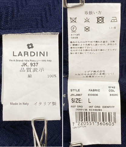 LARDINI JRLJM67 テーラードニットジャケット メンズ SIZE L ラルディーニ