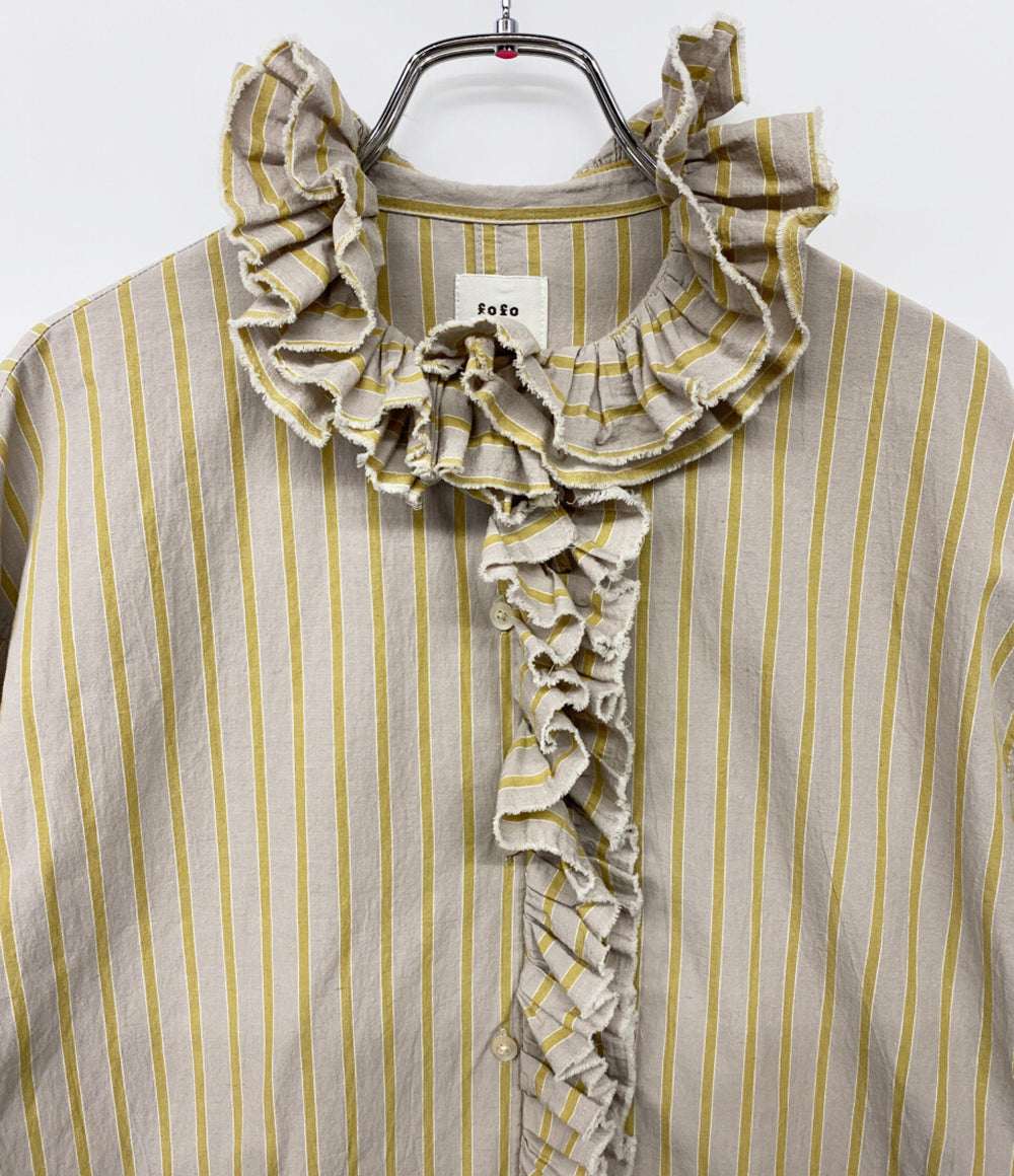 fofo fofa フォフォフォファ 長袖シャツ LEI BLOUSE レディース SIZE F