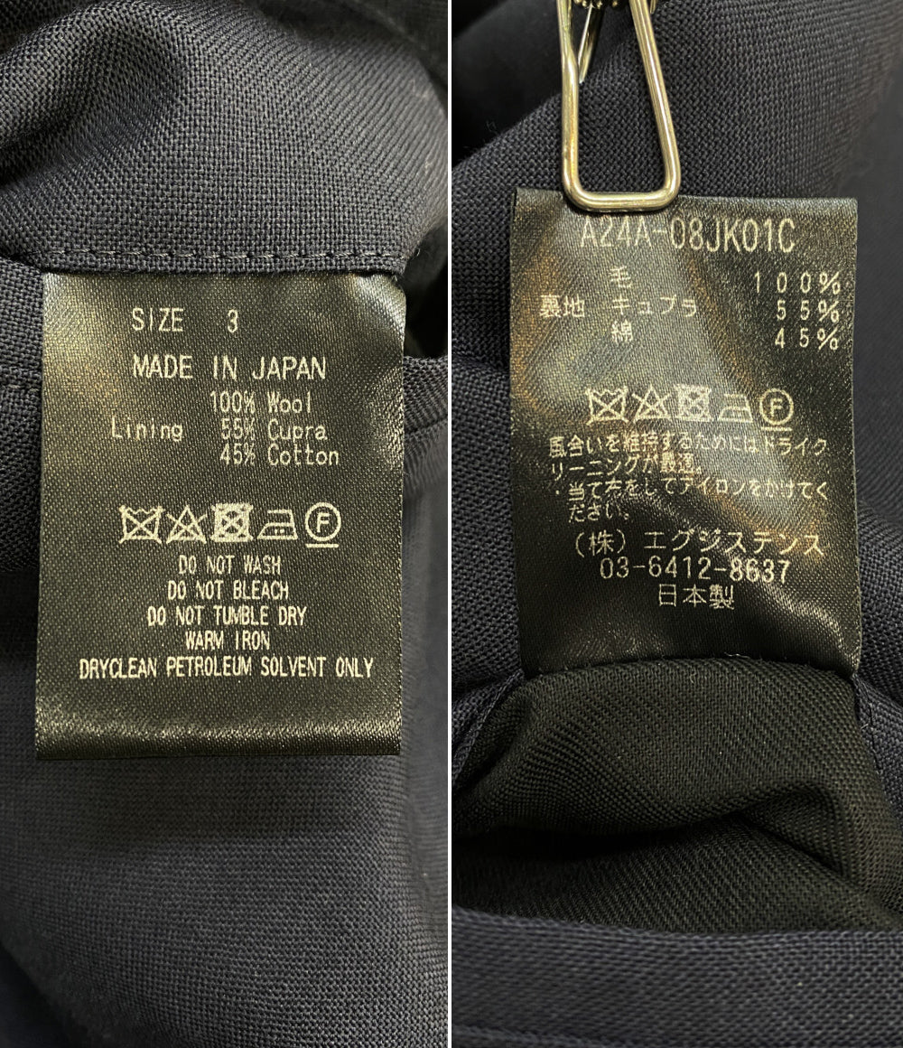MARKAWARE シングルジャケット ネイビー メンズ SIZE 3 マーカウェア