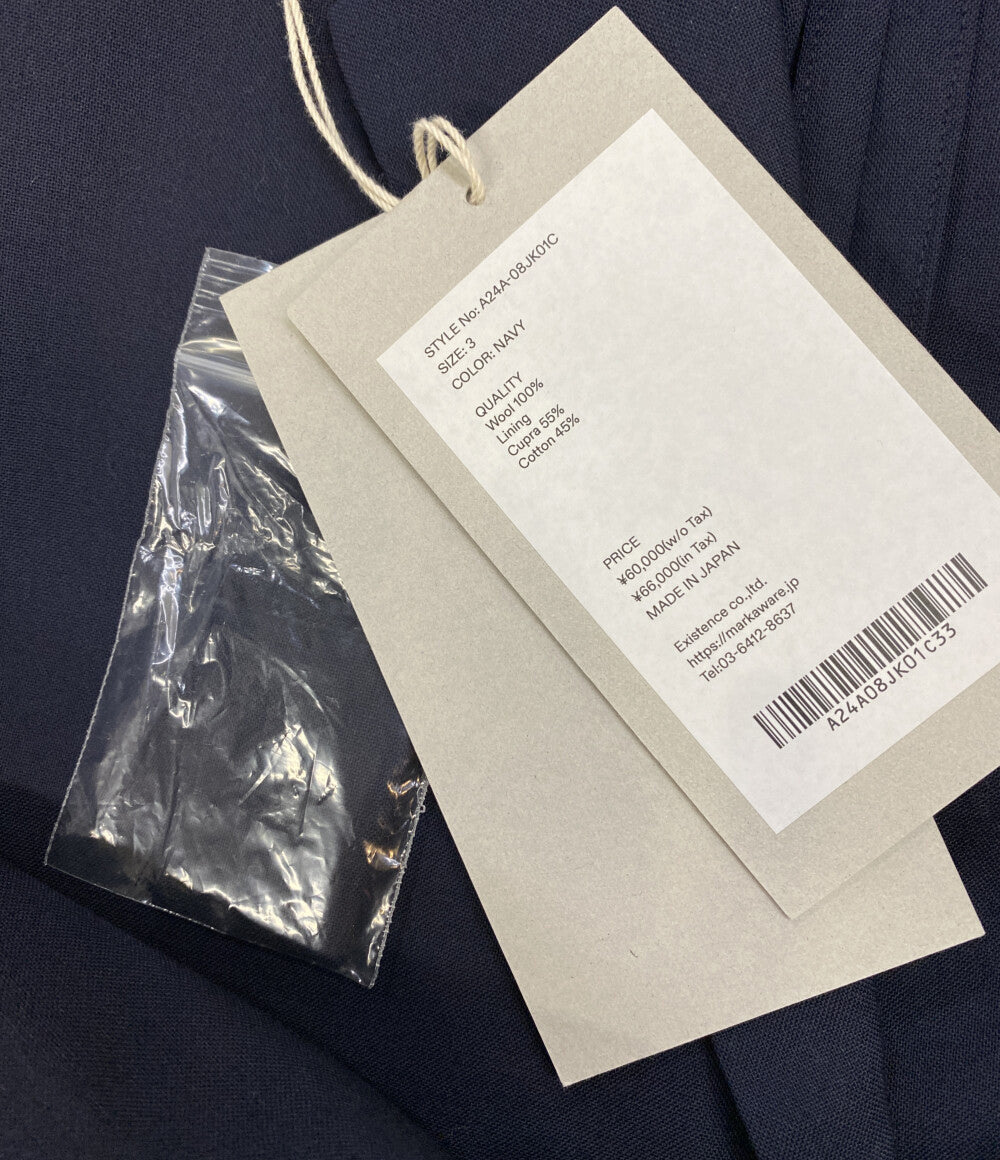 MARKAWARE シングルジャケット ネイビー メンズ SIZE 3 マーカウェア