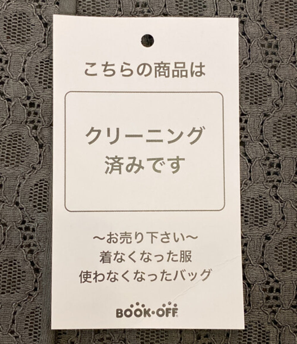 Drawer カットソー フリル 総レース フラワー 6521-2-000002 レディース SIZE 38 ドゥロワー