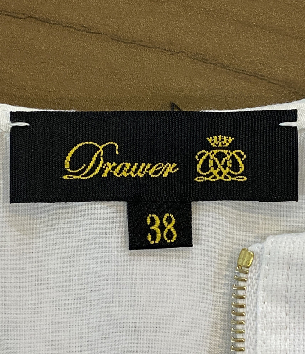 Drawer 半袖シャツ CAPSULE カットジャガード 2025 6521-2-991377 レディース SIZE 38 ドゥロワー