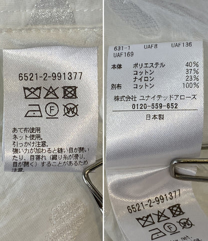 Drawer 半袖シャツ CAPSULE カットジャガード 2025 6521-2-991377 レディース SIZE 38 ドゥロワー
