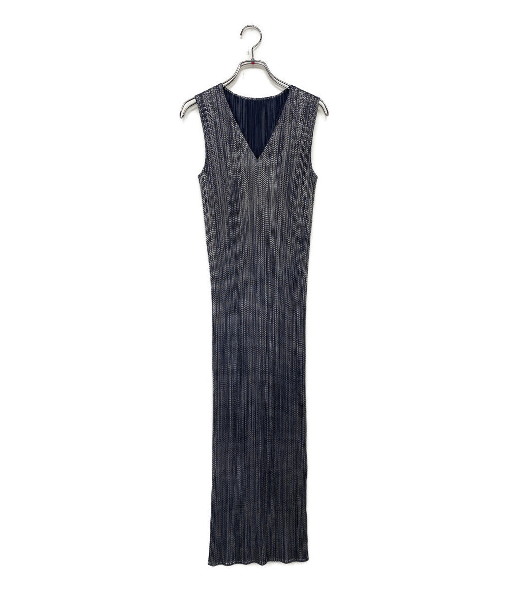 PLEATS PLEASE ノースリーブワンピース PP89-JH416 レディース SIZE 2 プリーツプリーズ