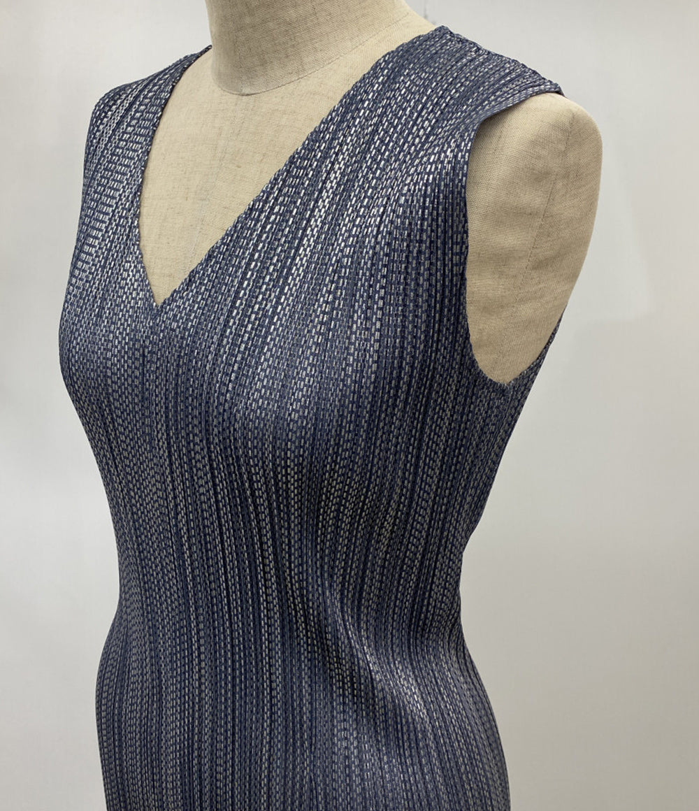 PLEATS PLEASE ノースリーブワンピース PP89-JH416 レディース SIZE 2 プリーツプリーズ