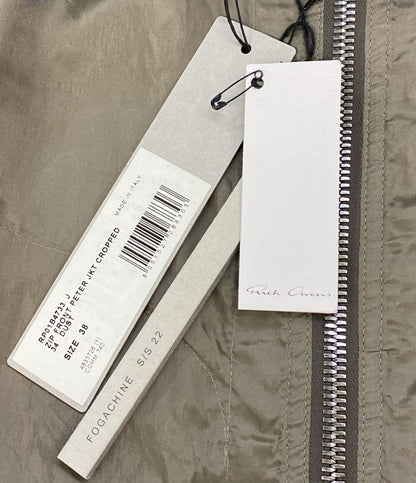 RICK OWENS ジップフーディブルゾン RP01B4733-J FOGACHIN ZIP FRONT 22SS メンズ SIZE 38 リックオウエンス