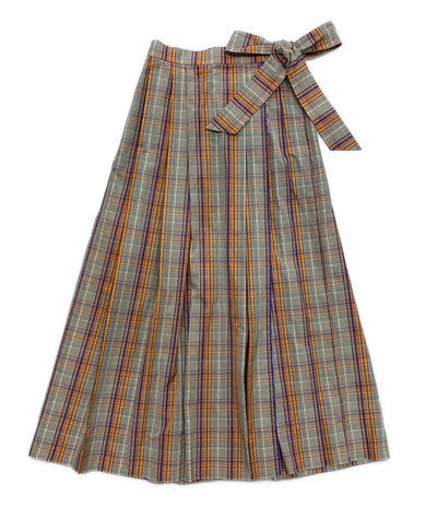 Drawer スカート マドラスチェック マルチカラー 6524-299-1424 レディース SIZE 36 ドゥロワー