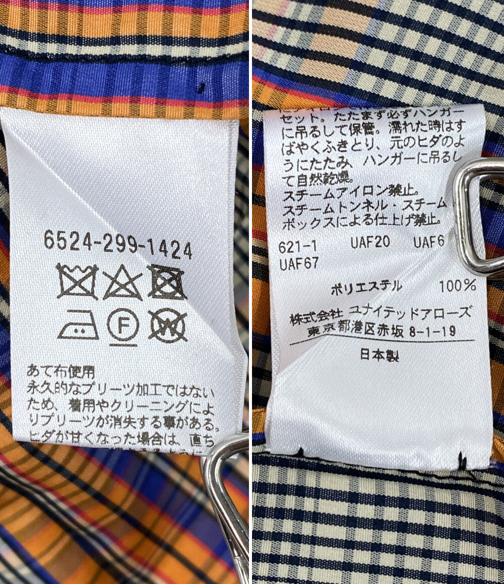 Drawer スカート マドラスチェック マルチカラー 6524-299-1424 レディース SIZE 36 ドゥロワー