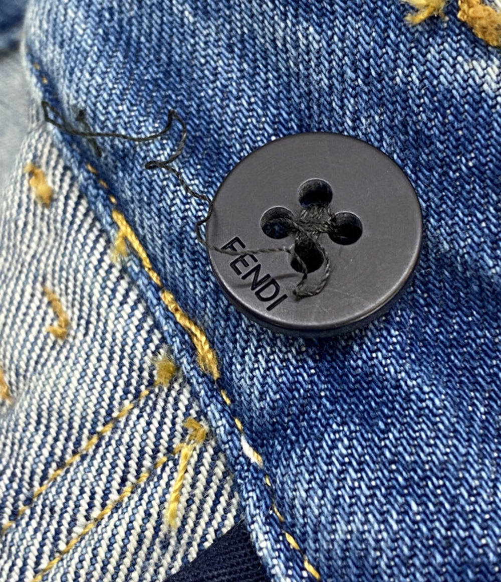 FENDI デニムスカート FLQ565 ANQ7 レディース SIZE 38 フェンディ