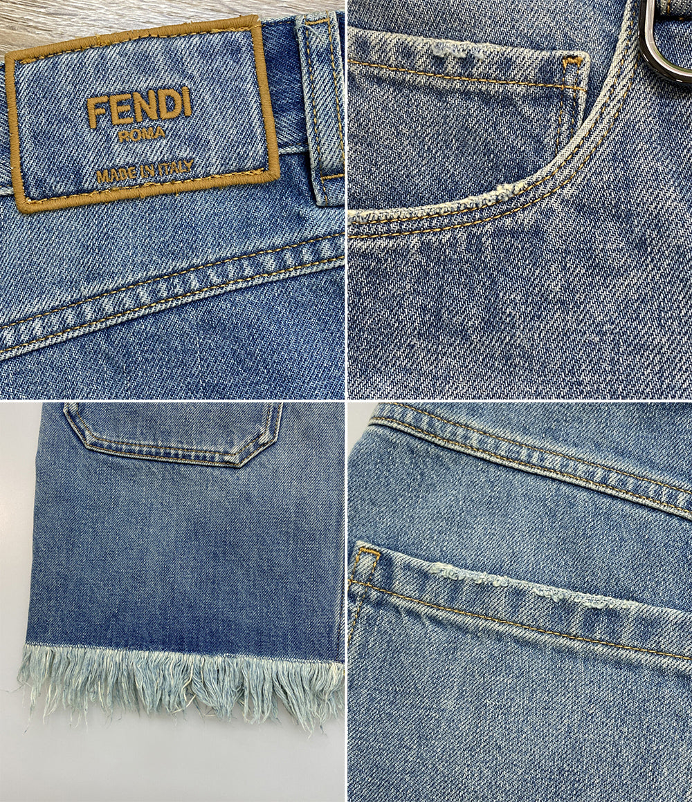 FENDI デニムスカート FLQ565 ANQ7 レディース SIZE 38 フェンディ