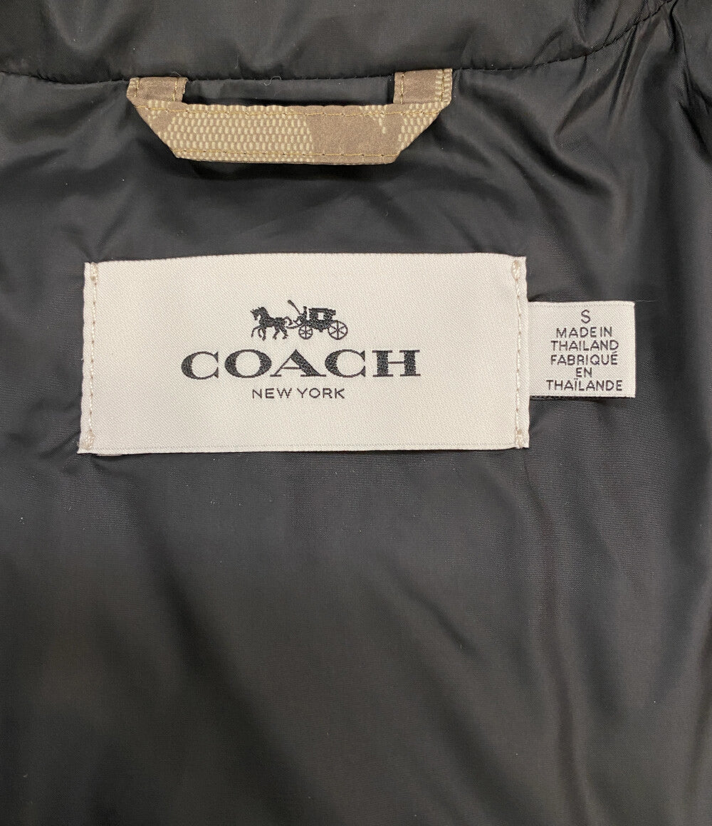 美品 COACH シグネチャーダウンベスト メンズ SIZE S コーチ – Rehello