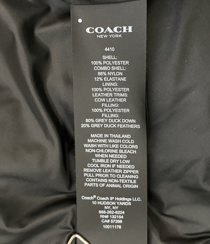 美品 COACH シグネチャーダウンベスト メンズ SIZE S コーチ