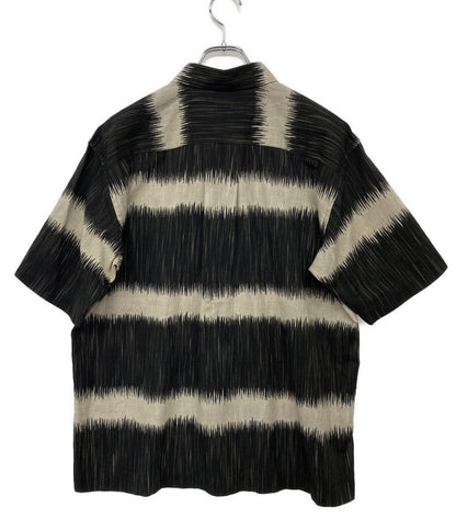ISSEY MIYAKE MEN 半袖シャツ ブラシボーダー 19AW メンズ SIZE 2 イッセイミヤケ メン