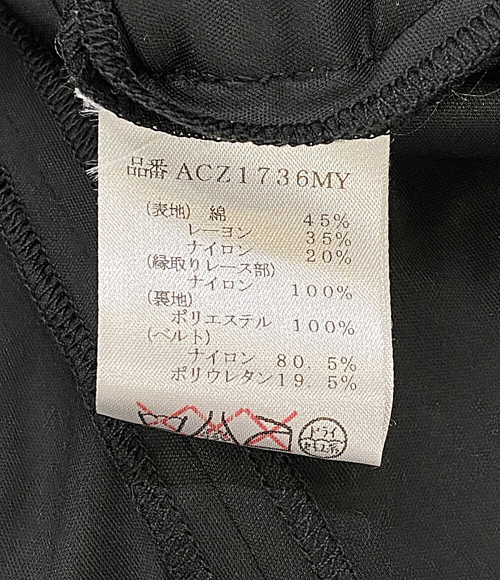 TADASHI SHOJI 五分袖ワンピース ネイビー アイボリー ACZ1736MY レディース SIZE - タダシショージ