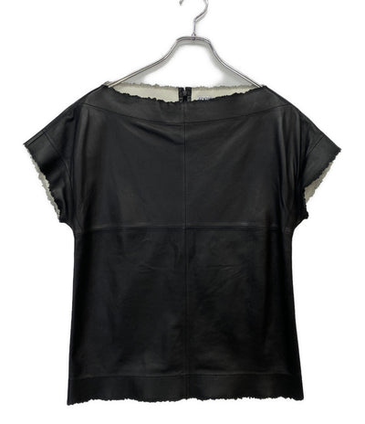 LOEWE ラムレザートップス ブラック レディース SIZE 36 ロエベ