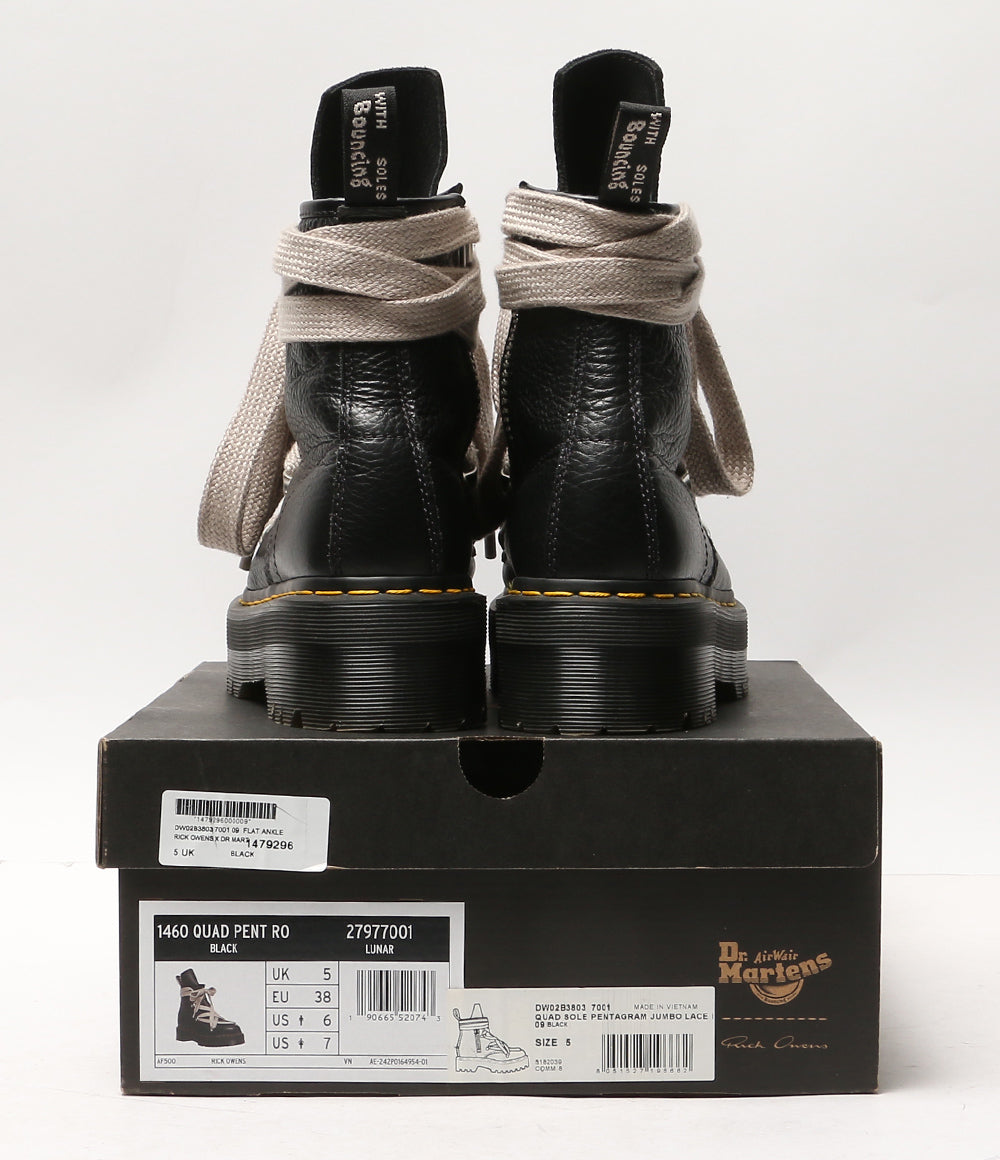 Dr.Martens ブーツ ×Rick Owens PENT RO 1460QUAD レディース SIZE 38 ドクターマーチン