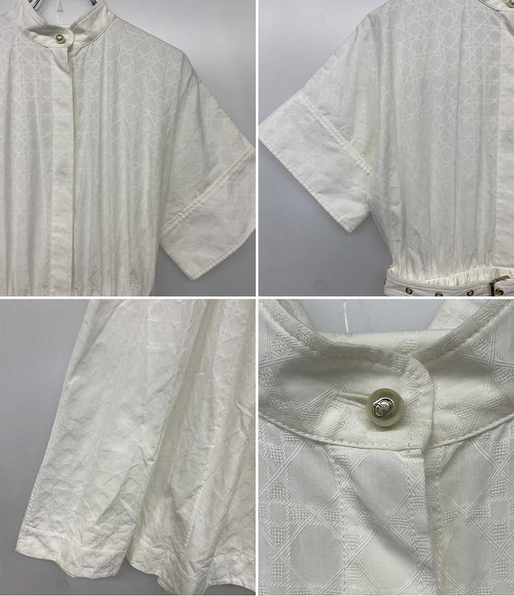 Christian Dior 半袖ワンピース Dior Belted Macrocannage Dress