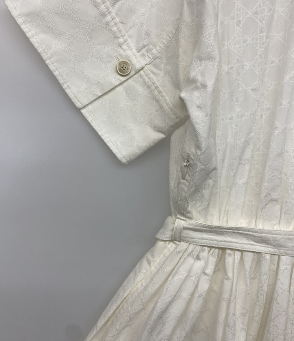 Christian Dior 半袖ワンピース Dior Belted Macrocannage Dress