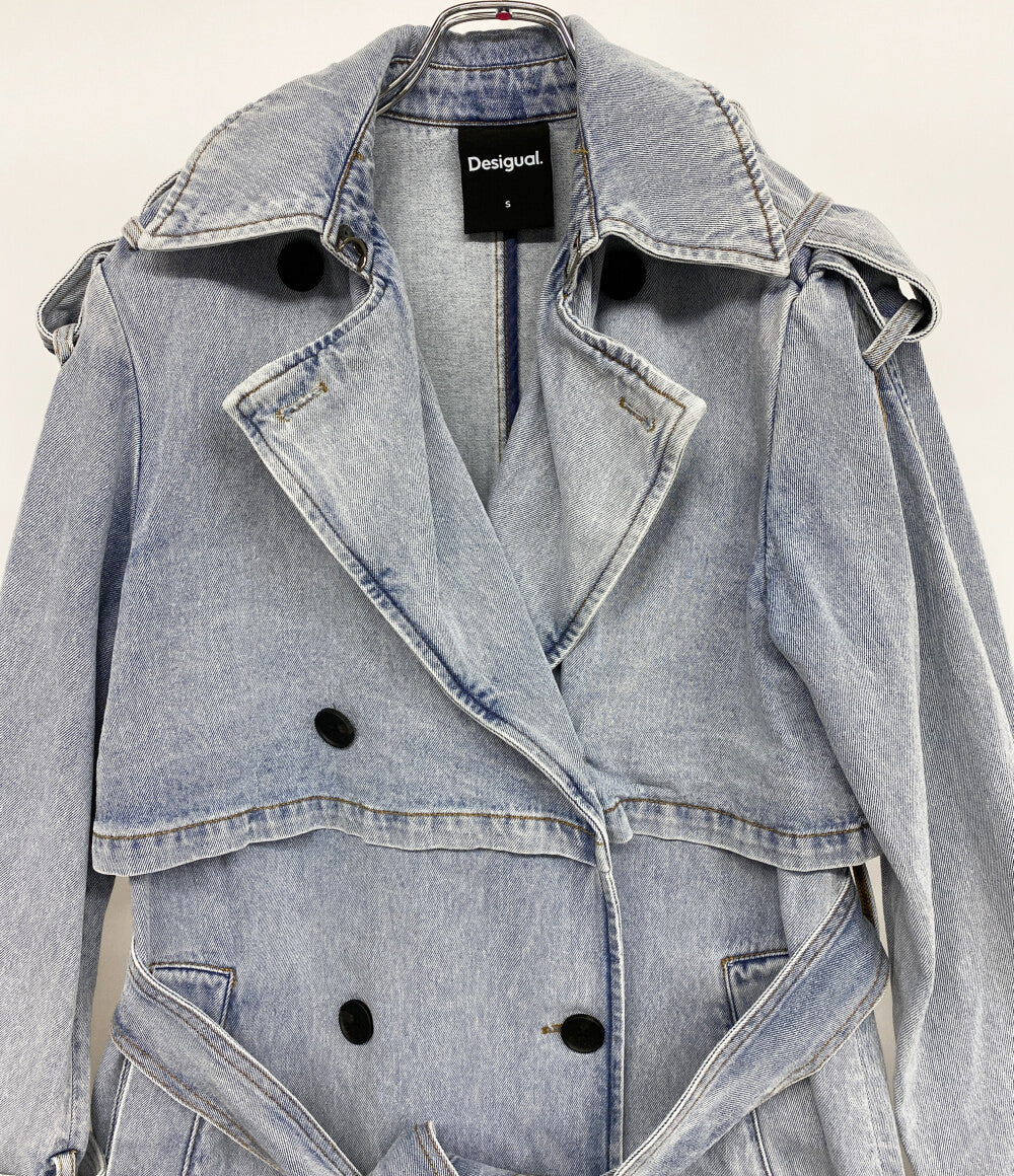 Desigual デニムトレンチコート 25swedx0 レディース SIZE S デジグアル