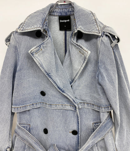 Desigual デニムトレンチコート 25swedx0 レディース SIZE S デジグアル