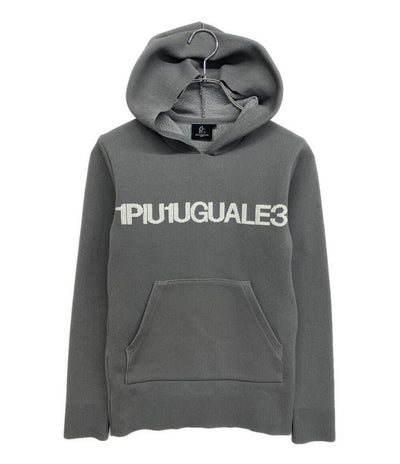美品 1 piu 1 uguale 3 ウノ ピゥ ウノ ウグァーレ トレ パーカー GSK033 レディース SIZE 1