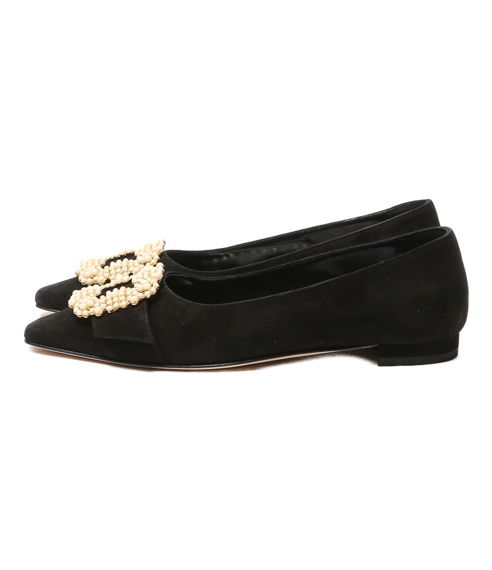MANOLO BLAHNIK パンプス ハンギシ パール レディース SIZE 35 マノロブラニク