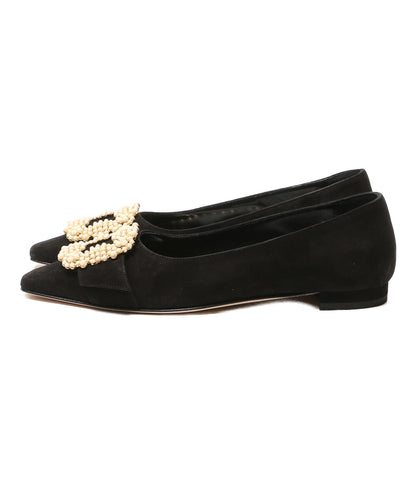 MANOLO BLAHNIK パンプス ハンギシ パール レディース SIZE 35 マノロブラニク