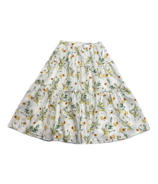 FOXEY NEW YORK スカート 花柄 切替 45276 Spring Garden レディース SIZE 38 フォクシー ニューヨーク