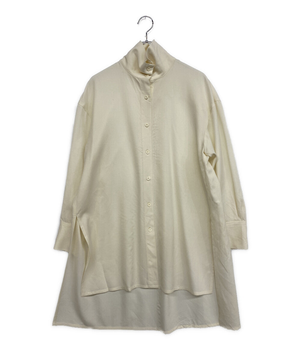 CABaN ウールツイルハイネックロングシャツ 39-06-84-06702 レディース SIZE S キャバン