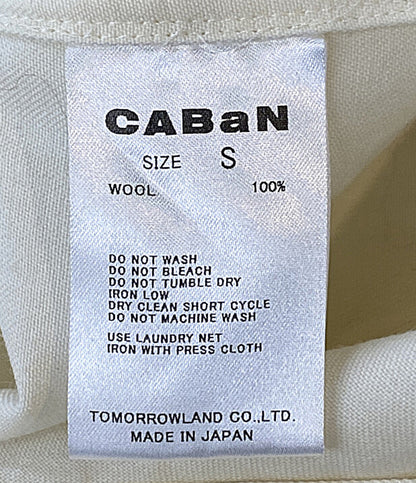 CABaN ウールツイルハイネックロングシャツ 39-06-84-06702 レディース SIZE S キャバン