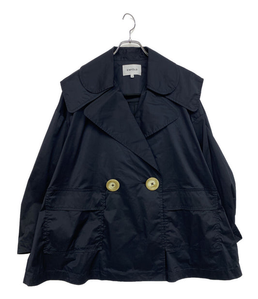 ENFOLD ジャケット セーラーカラー ダブルボタン 300ES330-1630 レディース SIZE 36 エンフォルド
