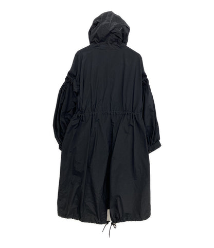 MEGMIURA メグミウラ ナイロンコート フーディ ブラック レディース SIZE 36