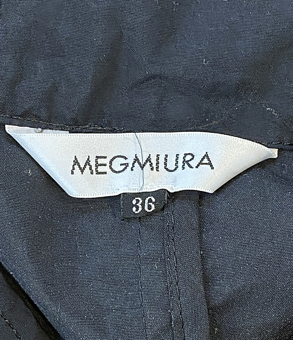 MEGMIURA メグミウラ ナイロンコート フーディ ブラック レディース SIZE 36