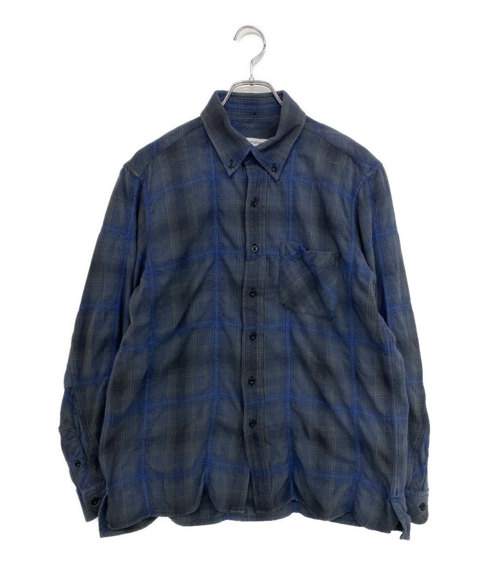 KAPITAL 長袖シャツ パッチワーク ブルー メンズ SIZE - キャピタル